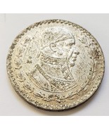 Mexico Silver Peso (Morelos) Coin 1960 KM#459  circulated - £9.40 GBP