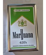 Sweet Cig Case Green Parody Vintage Artwork  Holds Kings &amp; 100&#39;s - $23.70