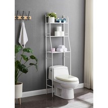 Over Toilet Storage Shelf 3-Tier White Bathroom Organizer - $64.99