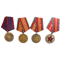 Lot 4 Orders Award Russian Veteran Jubilee Soviet Army Anniversary WW2 M... - $25.03
