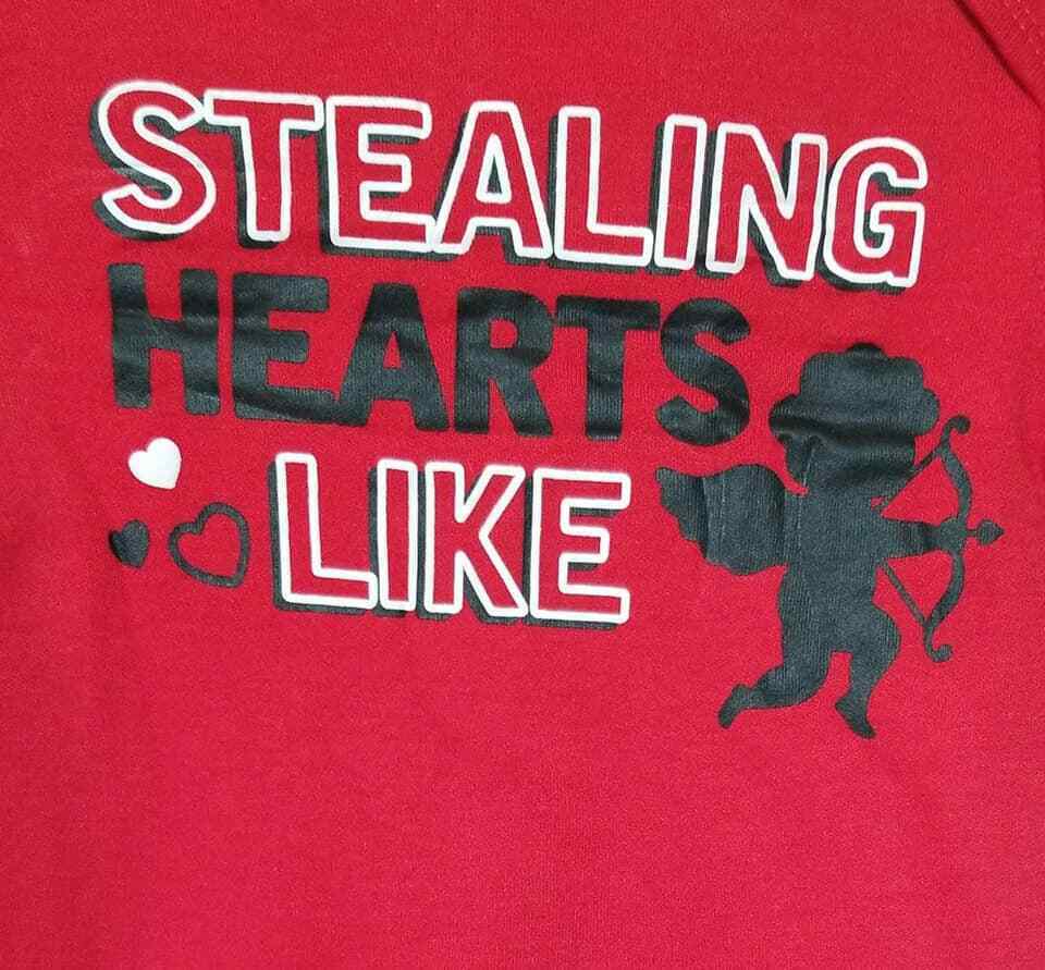 Way To Celebrate Stealing Hearts Like Bodysuit & Pants Outfit Size 24 M Item image 2