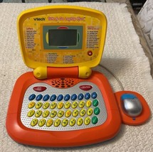 VTech Tote &amp; Go Plus Toy Laptop Computer With Mouse - Vintage 2006, WORK... - £24.50 GBP