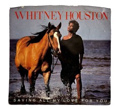 Whitney Houston Saving All My Love For You arista  Record Album Vinyl LP VG - £6.35 GBP