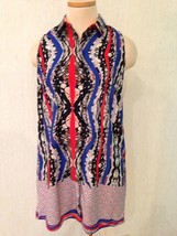 NWT Mely New York Tunic Top Blouse Cover-Up or Mini Dress Size S Small 4... - $14.62
