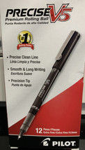 Pilot Precise V5 Roller Ball Stick Pen, Black -35334 (12 Pack) - £17.31 GBP