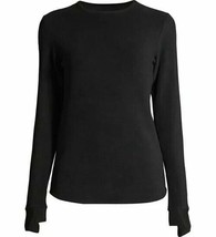 Climate Right Cuddl Duds ~ Black ~ X-Small (XS) Long Sleeve ~ Fleece ~ Crew Neck - £17.87 GBP