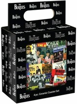 Beatles - 4pc Singles Collection Ceramic Coaster Set - £19.80 GBP