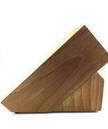 Wood Block Knife Storage Wooden Organizer Knives Scissor Kitchen Holder ... - $451.04 MXN