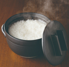 Rice Cookware Microwave Oven &amp; Open Flame Okama Meidai Made in Japan - $54.99