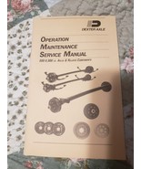 Dexter Axle Operation Maintenance Service Manual 600-8,000lb Capacity LI... - $93.89 MXN