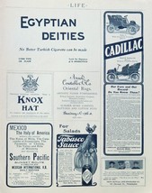Cadillac, Tabasco Sauce, Knox Hats, Arnold Constable Oriental Rugs. Print ad. ra - £14.28 GBP
