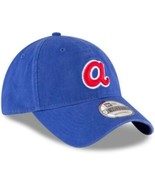 &#39;47 Atlanta Braves Clean Up Cooperstown Royal Blue Adjustable Strap Hat ... - $28.99