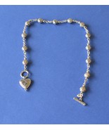 Jewelry-SKU#x180/Brighton Necklace Tayla Heart Silver Tone Toggle Necklace - $707.15 MXN