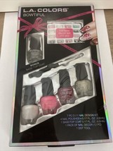 L.A. Colors Bowtiful Nail Polish Collection Set of 4 Pieces 0.17 fl oz Each - £8.05 GBP