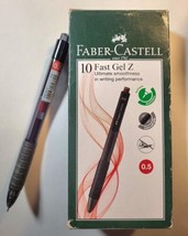 Faber-Castell Fast Gel-Z Box of 10 (0.5 RED) Super Smooth Gel - $29.75