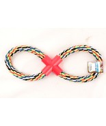 Large Dog Rope Toy Figure Eight Up to 100 Pound Dogs Heavy Duty NEW - £9.74 GBP