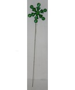 Tii Collections X6583 Glittery Green Decoration Snowflake - £8.77 GBP