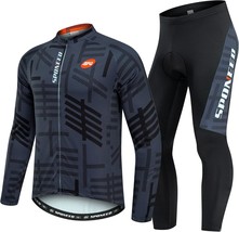 Men&#39;S Long Sleeve Shirts For Road, Mountain, And Cycling; Padded Trousers; - $80.92