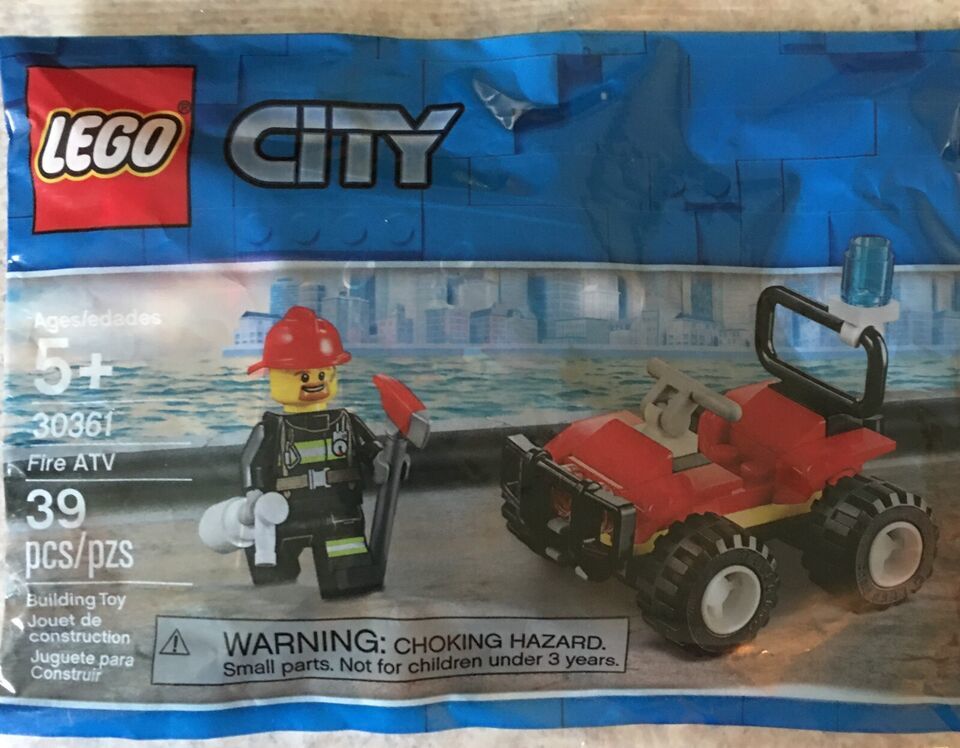 LEGO City ATV Fireman Polybag #30361 - 39 Pcs - New - $7.00