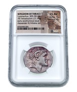 Reino De Tracia Lysimachus 305-281 BC, Ar Tetradracma, Ch Au 5/5 4/5 - $502,333.99 MXN