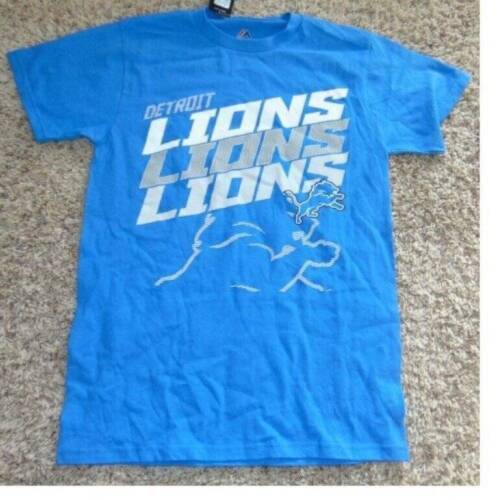 Primary image for Mens Shirt NFL Football Detroit Lions 2014 Schedule Vintage Blue Tee-sz S