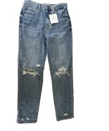 PISTOLA Womens Jeans PRESLEY DISTRESSED HIGH RISE RELAXED ROLLER Size 27 - $54.64 CAD
