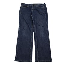 Calvin Klein Pants Womens 12 Blue Mid Rise 5 Pocket Design Skinny Casual... - $28.59