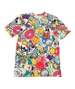 The Simpsons Shirt Mens Small Cartoon Graphic Tee TV Show All Over Print - $12.35