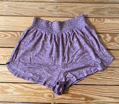 gap body NWT women’s elastic waistband shorts size M purple i10 - $18.71