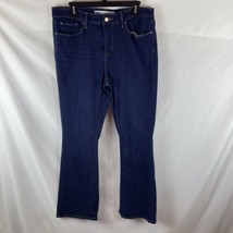 Levis Signature Jeans Womens 14 - 34x30 Mid Rise Bootcut Dark Blue Wash ... - £7.54 GBP