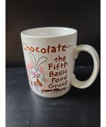 Vtg 1988 Hallmark Mug Chocolate Fifth Basic Food Group Shoebox Greetings... - $12.00