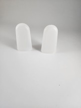2 Tupperware Ice Tups Freezer Popsicle Replacement Mold Tubes #344 Sheer White - £3.94 GBP