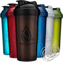Hydra Cup [6 Pack] 28-Ounce Shaker Bottles with Wire Whisk Balls,, Six Color Set - £35.96 GBP