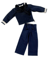 Vintage GI Joe Navy Sailor Shore Patrol Variation Jumper Full Black Zipp... - €128,58 EUR