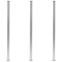  Fence Posts 3 pcs Aluminum 72.8&quot; - $322.24
