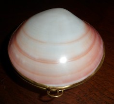 Oyster Jewelry Holder. Hand-made antique original jewel box. From the de... - $19.00