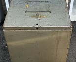 Large Galvanized Metal Voting Ballot Polling Box - Vintage RARE! - £69.58 GBP