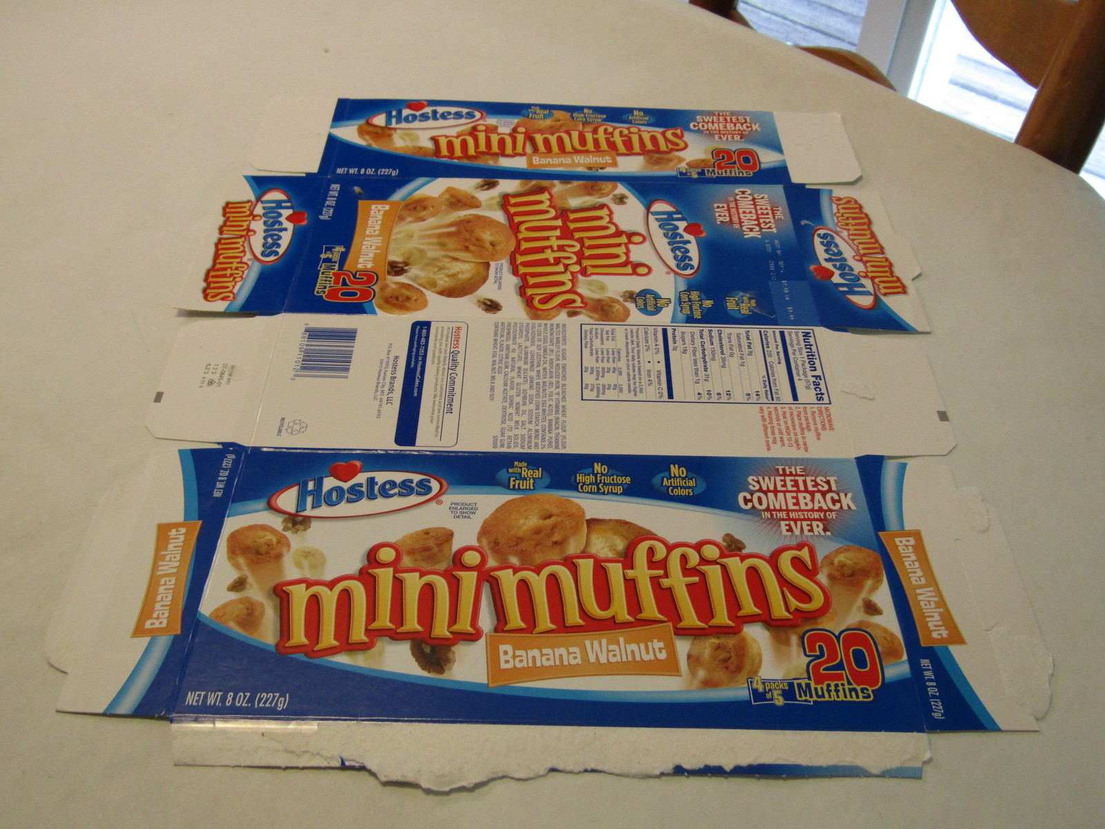 Hostess (Post-Bankruptcy Sweetest Comeback) Mini Muffins Banana Walnut Box - $15.00