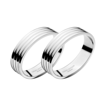 Bernadotte by Georg Jensen Stainless Steel Napkin Ring Set 2-piece - New - $48.51