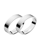 Bernadotte by Georg Jensen Stainless Steel Napkin Ring Set 2-piece - New - $65.89 CAD