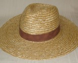 Wyeth 100% Straw Hat  One Size Summer Outdoor  Beach Hat - $29.69