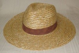 Wyeth 100% Straw Hat  One Size Summer Outdoor  Beach Hat - £23.79 GBP