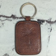 Pompano Beach Florida Vintage Leather Keyring Keychain - £11.59 GBP