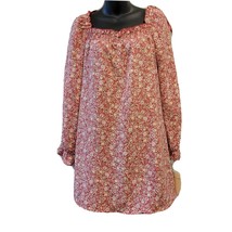 Bebop Women Dress Floral Size Large Pink - $18.69