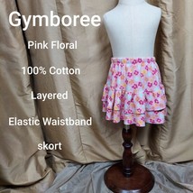 Gymboree Pink Ruffled Detail 100% Cotton Skort Size 2T - £4.79 GBP