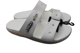 Crocs Classic Sandal White  Unisex mens 8 womens 10 1540 - £14.77 GBP