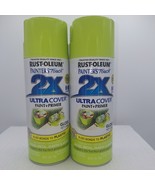 Rust-Oleum Painter&#39;s Touch 2X Gloss Key Lime Spray Paint 12 oz New 2 Cans - $36.82 CAD