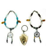 2 Dreamcatcher Bracelets 1 Brown and 1 Teal and 1 Arrowhead Keychain NWOT - $13.65 CAD
