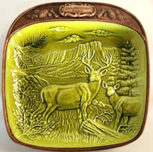 Treasure Craft Mid Century Modern Yellowstone Park Souvenir Dish - £28.84 GBP