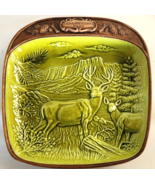 Treasure Craft Mid Century Modern Yellowstone Park Souvenir Dish - $51.29 CAD